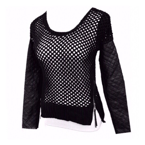 Rock & Republic Sweaters - ROCK & REPUBLIC | Open Weave Knit Sweater